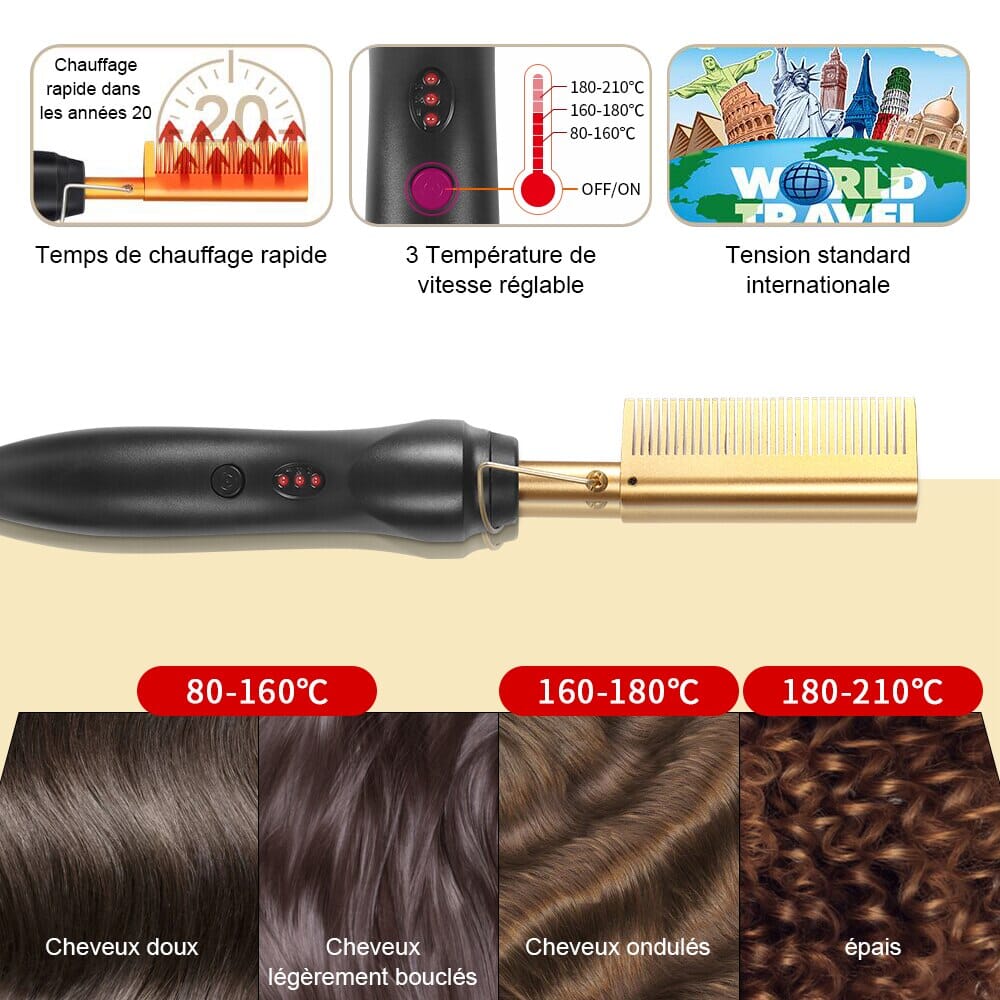 HotComb™ - Lisseur de cheveux pour femmes